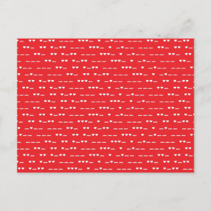 Ik hou van je morse code briefkaart