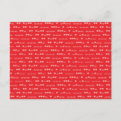 Ik hou van je morse code briefkaart (Voorkant)