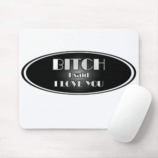 Ik hou van je muismat (Met muis)