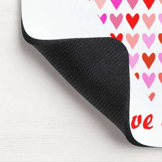 Ik hou van je Muismat (Hoek)