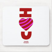 Ik hou van je Muismat (Voorkant)