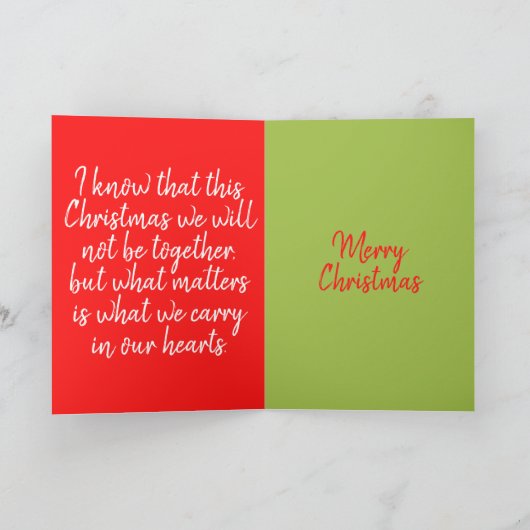 Ik hou van je na kerst kaart (Binnen)