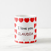 Ik hou van je Naam Koffiemok (Center)