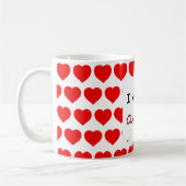 Ik hou van je Naam Koffiemok (Links)