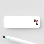 Ik hou van je naamplaatje (In situ)