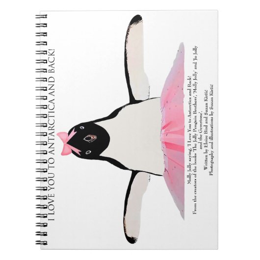 Ik hou van je naar Antarctica en terug! Spiralen n Notitieboek (Voorkant)