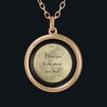 Ik hou van je naar de maan en achter ketting in go<br><div class="desc">Een prachtig cadeau voor degene waar je van houdt.  Met een afbeelding van de maan die ik nam,  maakt dit het authentiek.</div>