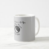 Ik hou van je naar de maan en achter mok (Voorkant rechts)