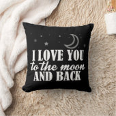 Ik hou van je naar de maan en achterkussen kussen (Deken)