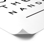 Ik hou van je naar de maan en achterooghoogte. poster (Hoek)