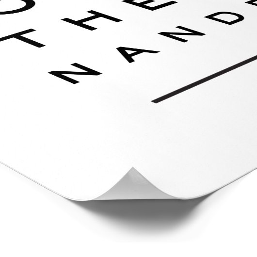 Ik hou van je naar de maan en achterooghoogte. poster (Hoek)