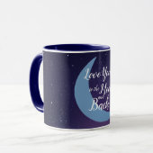 Ik hou van je naar de maan en achterste mok (Voorkant links)