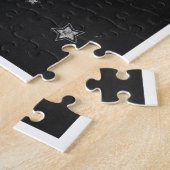 Ik hou van je naar de maan en ben zwart met sterre legpuzzel (Zijkant)