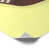 Ik hou van je naar de maan en de rug - Poster (Hoek)