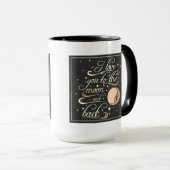 Ik hou van je naar de maan en de zwarte rug mok (Voorkant rechts)