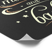 Ik hou van je naar de maan en de zwarte rug poster (Hoek)