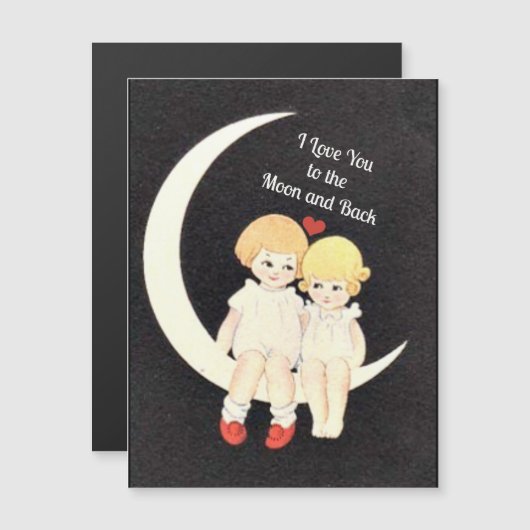 Ik hou van je naar de maan en terug (Voorkant / Achterkant)