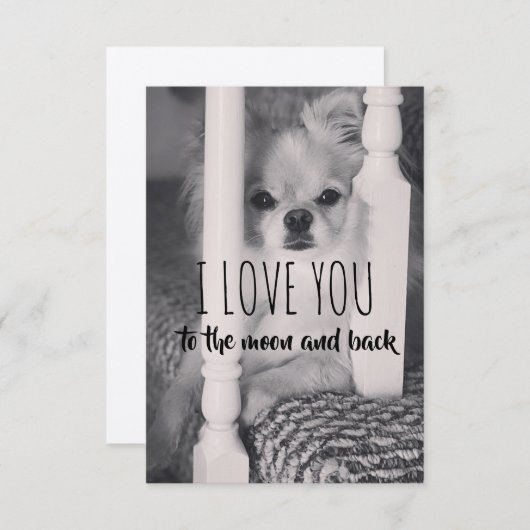 ik hou van je naar de maan en terug (Voorkant / Achterkant)