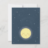 Ik hou van je naar de maan en terug Baby shower Kaart (Achterkant)