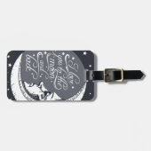 Ik hou van je naar de maan en terug bagagelabel (Voorkant horizontaal)