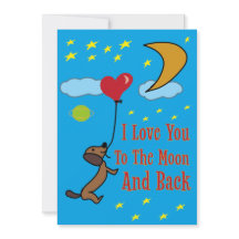 Ik hou van je naar de maan en terug