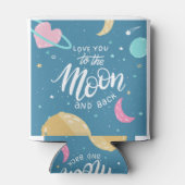 Ik hou van je naar de maan en terug blikjeskoeler (Achterkant)