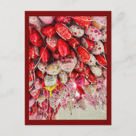 Ik hou van je naar de maan en terug briefkaart