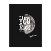 Ik hou van je naar de maan en terug