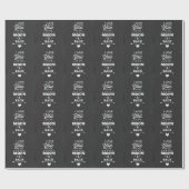 Ik hou van je naar de maan en terug cadeaupapier (Vlak)