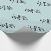 Ik hou van je naar de maan en terug cadeaupapier (Hoek)