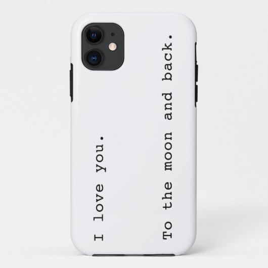 Ik hou van je naar de maan en terug Case-Mate iPhone case (Achterkant)