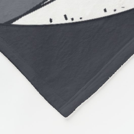 Ik hou van je naar de maan en terug fleece deken (Hoek)