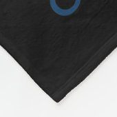 Ik hou van je naar de maan en terug fleece deken (Hoek)