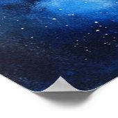 Ik hou van je naar de maan en terug Golden Retriev Poster (Hoek)