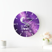 Ik hou van je naar de maan en terug grote klok (Huis)