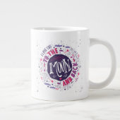 Ik hou van je naar de maan en terug grote koffiekop (Rechts)