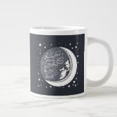 Ik hou van je naar de maan en terug grote koffiekop (Rechts)
