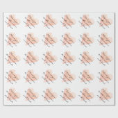 Ik hou van je naar de maan en terug inpakpapier (Vlak)