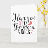 ik hou van je naar de maan en terug kaart (Gele Bloem)