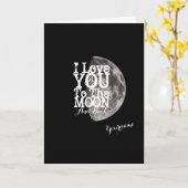 Ik hou van je naar de maan en terug Kaart (Gele Bloem)