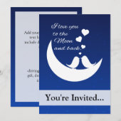 Ik hou van je naar de maan en terug kaart (Voorkant / Achterkant)