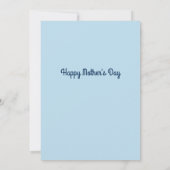 Ik hou van je naar de maan en terug kat Moederdag Kaart (Achterkant)