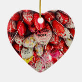 Ik hou van je naar de maan en terug keramisch ornament (Achterkant)