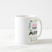 Ik hou van je naar de maan en terug koffiemok (Voorkant rechts)