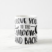 Ik hou van je naar de maan en terug koffiemok (Center)