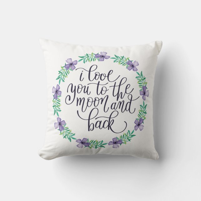 Ik hou van je naar de maan en terug kussen (Voorkant)