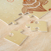 Ik hou van je naar de maan en terug legpuzzel (Zijkant)