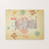 Ik hou van je naar de maan en terug legpuzzel (Horizontaal)