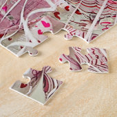 Ik hou van je naar de maan en terug legpuzzel (Zijkant)