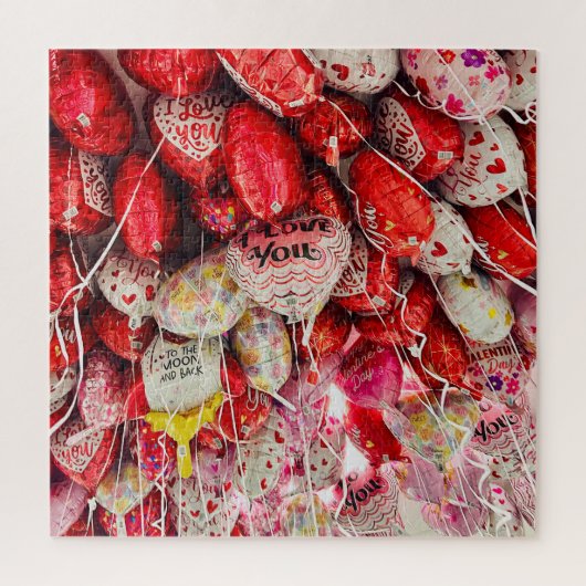 Ik hou van je naar de maan en terug legpuzzel (Verticaal)